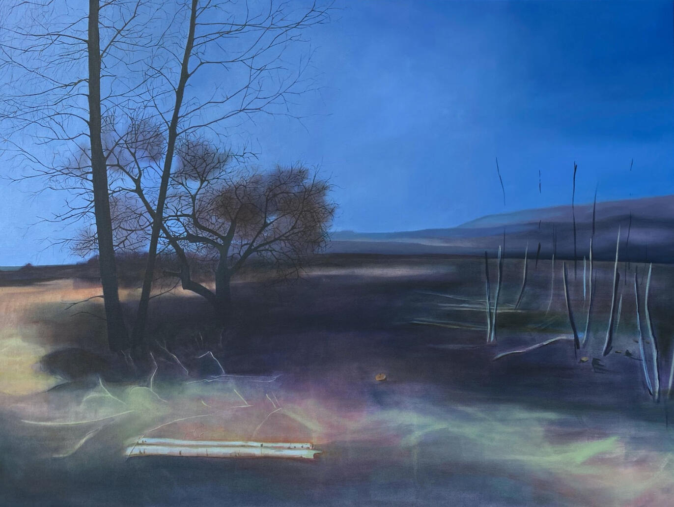 End of the world, Oil on canvas 90 x 120 cm 2020