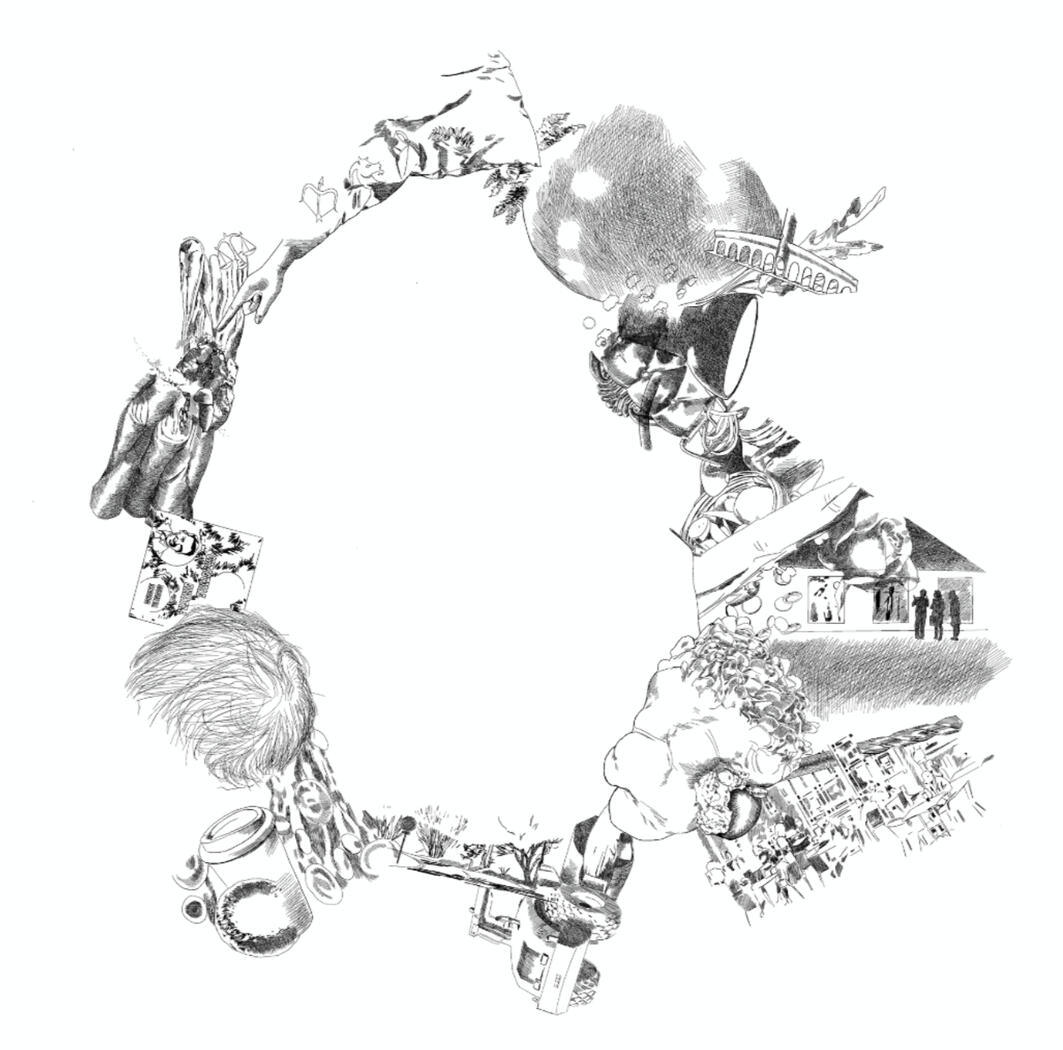 digital drawing book illustrations (study assignment) 2021